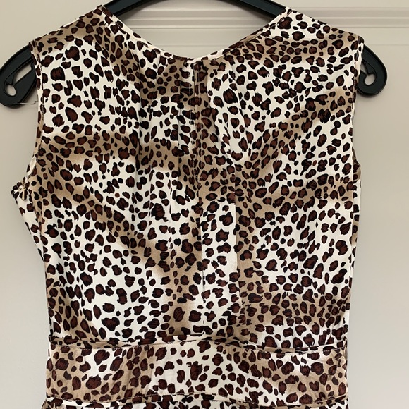 100% silk animal print summer dress !! - Picture 7 of 9